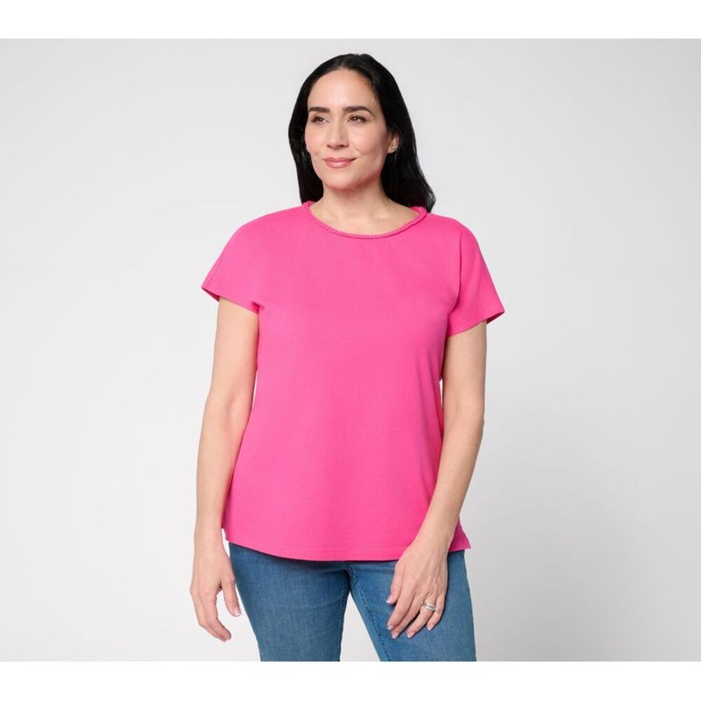 Liberare Women's Top Plus Sz 2X Make Your Selection: Denim & Co. Pink A727108